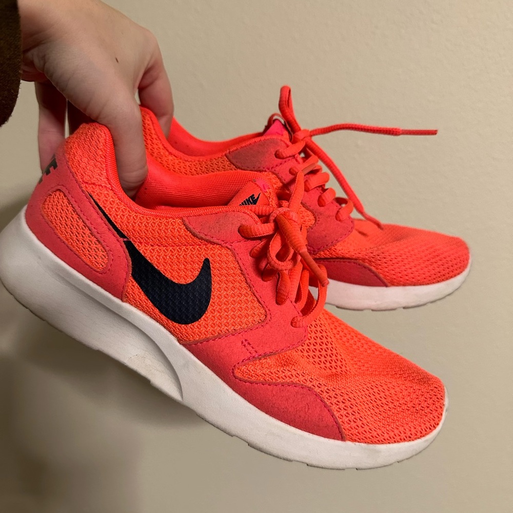 Nike Kaishi Neon Coral Athletic Sneakers